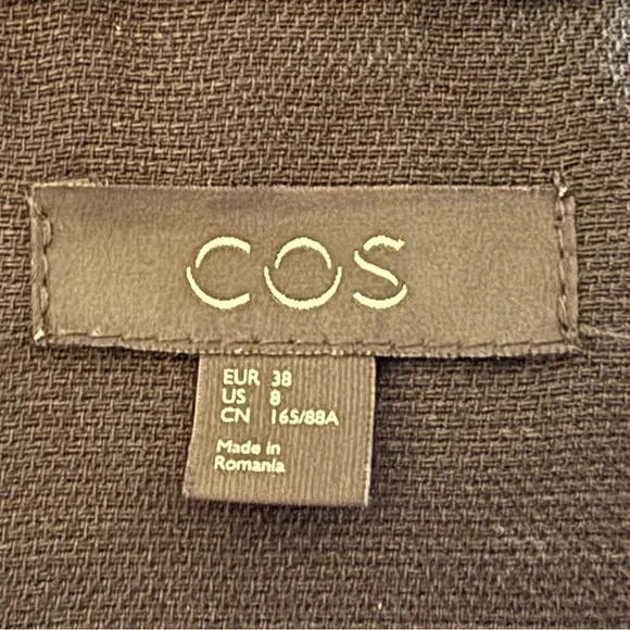 COS Linen Oversized Jacket. Size 8. - Picture 3 of 3